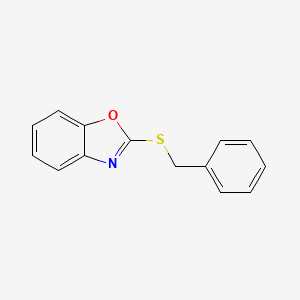 molecular formula C14H11NOS B3057981 2-Benzylsulfanyl-1,3-benzoxazole CAS No. 86971-24-6