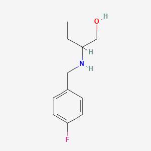 2-{[(4-Fluorophenyl)methyl]amino}butan-1-ol