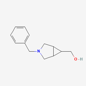 molecular formula C13H17NO B3058006 (3-Benzyl-3-azabicyclo[3.1.0]hexan-6-yl)methanol CAS No. 871727-08-1