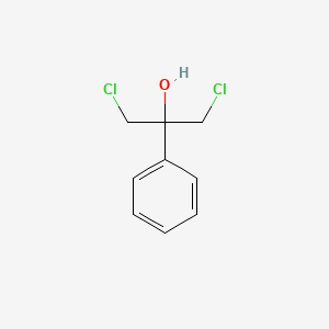 molecular formula C9H10Cl2O B3058012 1,3-Dichloro-2-phenylpropan-2-ol CAS No. 87234-28-4