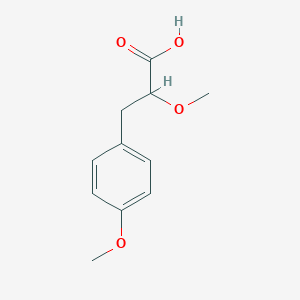 molecular formula C11H14O4 B3058039 2-Methoxy-3-(4-methoxyphenyl)propanoic acid CAS No. 87387-83-5