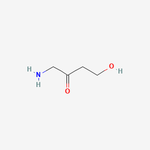 molecular formula C4H9NO2 B3058040 1-Amino-4-hydroxybutan-2-one CAS No. 87395-84-4