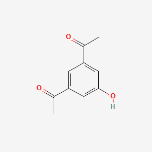 molecular formula C10H10O3 B3058063 1-(3-Acetyl-5-hydroxyphenyl)ethanone CAS No. 87533-51-5