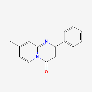 4H-Pyrido[1,2-a]pyrimidin-4-one, 8-methyl-2-phenyl-