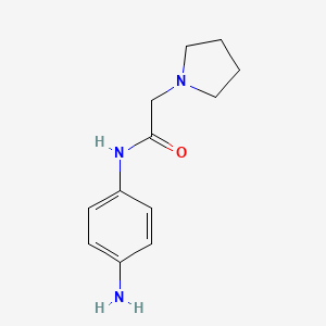 N-(4-aminophenyl)-2-(pyrrolidin-1-yl)acetamide