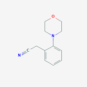 Benzeneacetonitrile, 2-(4-morpholinyl)-