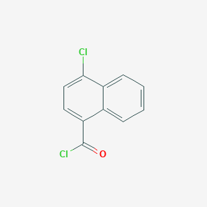 molecular formula C11H6Cl2O B3058089 4-Chloronaphthalene-1-carbonyl chloride CAS No. 87700-64-9