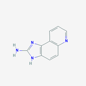 molecular formula C10H8N4 B030581 3H-咪唑并[4,5-f]喹啉-2-胺 CAS No. 76180-97-7