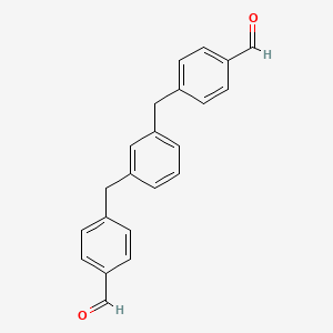 Benzaldehyde, 4,4'-[1,3-phenylenebis(methylene)]bis-