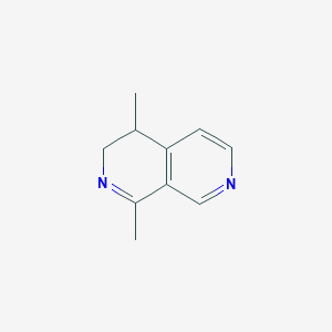 molecular formula C10H12N2 B3058109 1,4-Dimethyl-3,4-dihydro-2,7-naphthyridine CAS No. 87870-26-6
