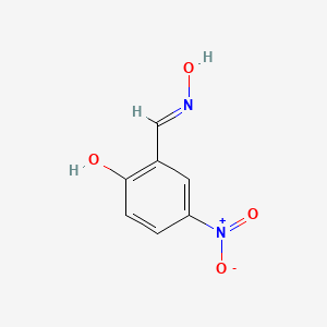 molecular formula C7H6N2O4 B3058119 5-Nitrosalicylaldoxime CAS No. 87974-50-3