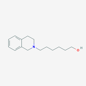 molecular formula C15H23NO B3058133 6-(3,4-Dihydroisoquinolin-2(1H)-yl)hexan-1-ol CAS No. 88014-18-0