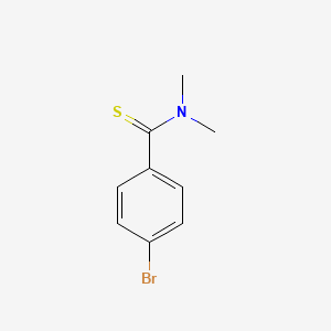 molecular formula C9H10BrNS B3058139 Benzenecarbothioamide, 4-bromo-N,N-dimethyl- CAS No. 88023-76-1
