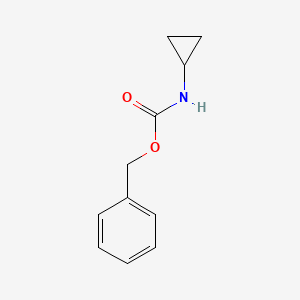 molecular formula C11H13NO2 B3058140 Benzyl cyclopropylcarbamate CAS No. 88048-43-5
