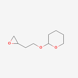 molecular formula C9H16O3 B3058142 tetrahydro-2-(oxiranylethoxy)-2H-pyran CAS No. 88055-58-7