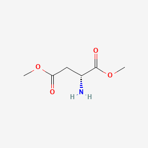 molecular formula C6H11NO4 B3058144 (R)-Dimethyl 2-aminosuccinate CAS No. 88067-96-3