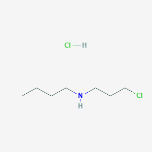 molecular formula C7H17Cl2N B3058149 1-Butanamine, N-(3-chloropropyl)-, hydrochloride CAS No. 88090-11-3