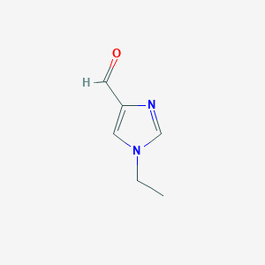 molecular formula C6H8N2O B3058150 1-ethyl-1H-imidazole-4-carbaldehyde CAS No. 88091-37-6