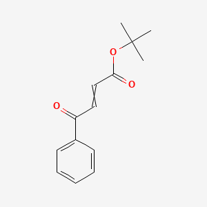 molecular formula C14H16O3 B3058152 Tert-butyl 4-oxo-4-phenylbut-2-enoate CAS No. 88098-04-8