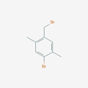 molecular formula C9H10Br2 B3058154 1-Bromo-4-(bromomethyl)-2,5-dimethylbenzene CAS No. 88111-73-3