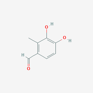 molecular formula C8H8O3 B3058156 3,4-Dihydroxy-2-methylbenzaldehyde CAS No. 88122-12-7