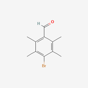 molecular formula C11H13BrO B3058163 4-Bromo-2,3,5,6-tetramethylbenzaldehyde CAS No. 88174-44-1