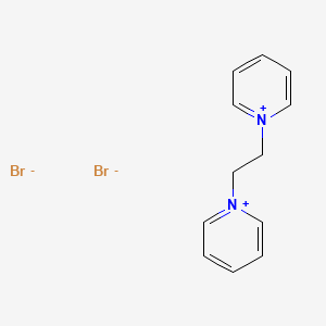 molecular formula C12H14Br2N2 B3058164 Pyridinium, 1,1'-(1,2-ethanediyl)bis-, dibromide CAS No. 882-35-9