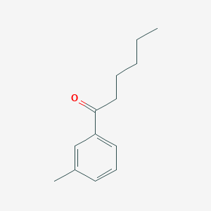 molecular formula C13H18O B3058166 1-(3-Methylphenyl)-1-hexanone CAS No. 88226-72-6