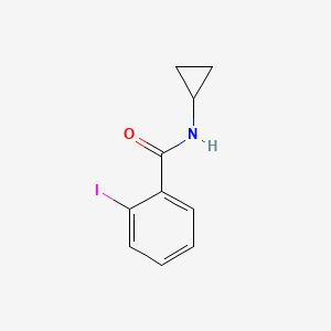 molecular formula C10H10INO B3058167 N-cyclopropyl-2-iodobenzamide CAS No. 88229-19-0