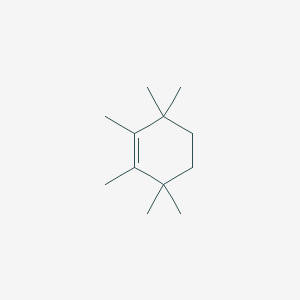 molecular formula C12H22 B3058171 1,2,3,3,6,6-Hexamethylcyclohex-1-ene CAS No. 88264-49-7