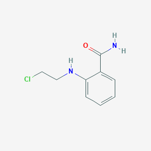 molecular formula C9H11ClN2O B3058172 2-[(2-Chloroethyl)amino]benzamide CAS No. 88267-60-1