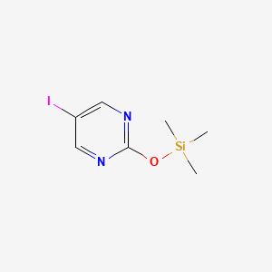 molecular formula C7H11IN2OSi B3058190 5-Iodo-2-trimethylsilyloxypyrimidine CAS No. 88350-65-6