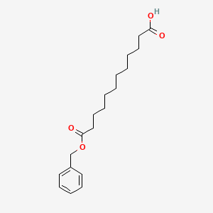 molecular formula C19H28O4 B3058192 12-(Benzyloxy)-12-oxododecanoic acid CAS No. 88353-04-2