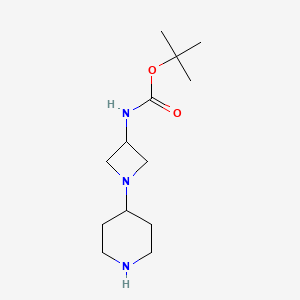 tert-Butyl (1-(piperidin-4-yl)azetidin-3-yl)carbamate