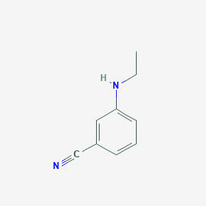 molecular formula C9H10N2 B3058201 3-(乙基氨基)苯甲腈 CAS No. 883742-00-5