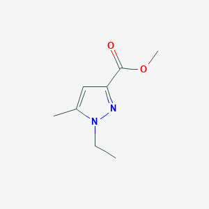 molecular formula C8H12N2O2 B3058205 1-乙基-5-甲基-1H-吡唑-3-羧酸甲酯 CAS No. 88398-71-4