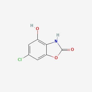 B3058206 6-chloro-4-hydroxy-3H-1,3-benzoxazol-2-one CAS No. 88412-28-6