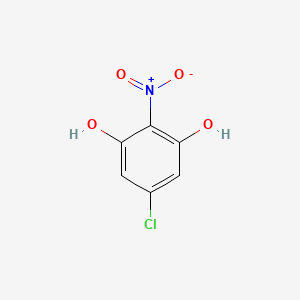 molecular formula C6H4ClNO4 B3058208 5-Chloro-2-nitrobenzene-1,3-diol CAS No. 88412-30-0