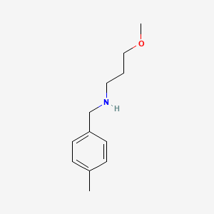 molecular formula C12H19NO B3058213 (3-甲氧基丙基)(4-甲基苄基)胺 CAS No. 884497-41-0