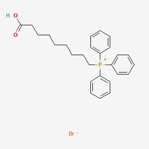 B3058223 Phosphonium, (8-carboxyoctyl)triphenyl-, bromide CAS No. 88462-46-8