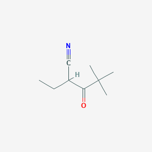 B3058225 2-Ethyl-4,4-dimethyl-3-oxopentanenitrile CAS No. 88485-80-7