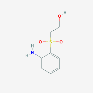 molecular formula C8H11NO3S B3058241 2-(2-氨基苯-1-磺酰基)乙醇 CAS No. 88571-24-8
