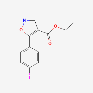 Ethyl 5-(4-iodophenyl)isoxazole-4-carboxylate