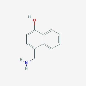 molecular formula C11H11NO B3058282 4-(Aminomethyl)naphthalen-1-ol CAS No. 887583-54-2
