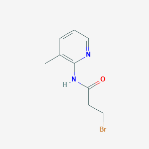 B3058290 3-Bromo-N-(3-methyl-2-pyridinyl)propanamide CAS No. 887708-47-6