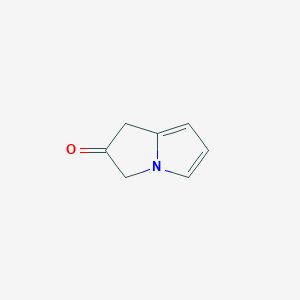 molecular formula C7H7NO B3058353 1H-Pyrrolizin-2(3H)-one CAS No. 89059-09-6