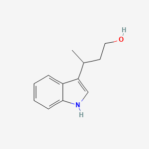 molecular formula C12H15NO B3058383 3-(1H-indol-3-yl)butan-1-ol CAS No. 89229-91-4