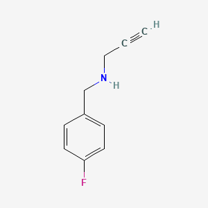 molecular formula C10H10FN B3058394 (4-Fluorobenzyl)2-propyn-1-ylamine CAS No. 892596-78-0