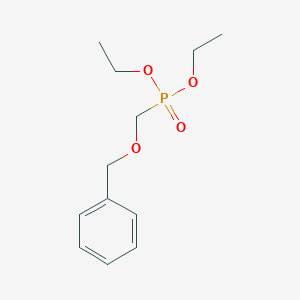 molecular formula C12H19O4P B3058398 Phosphonic acid, [(phenylmethoxy)methyl]-, diethyl ester CAS No. 89268-01-9