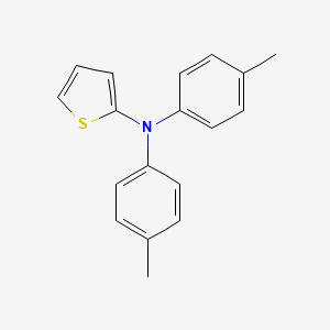 molecular formula C18H17NS B3058408 2-Thiophenamine, N,N-bis(4-methylphenyl)- CAS No. 89331-93-1